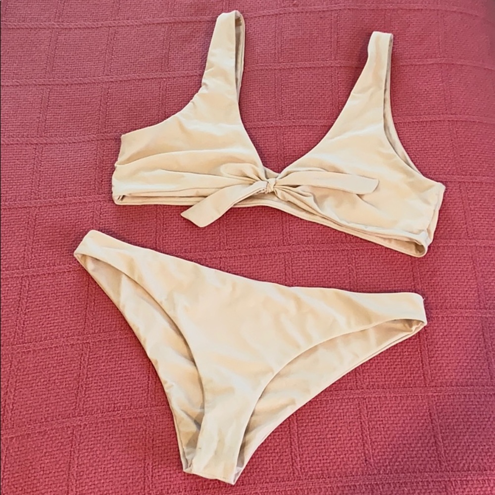 Zaful Light Pink Bikini